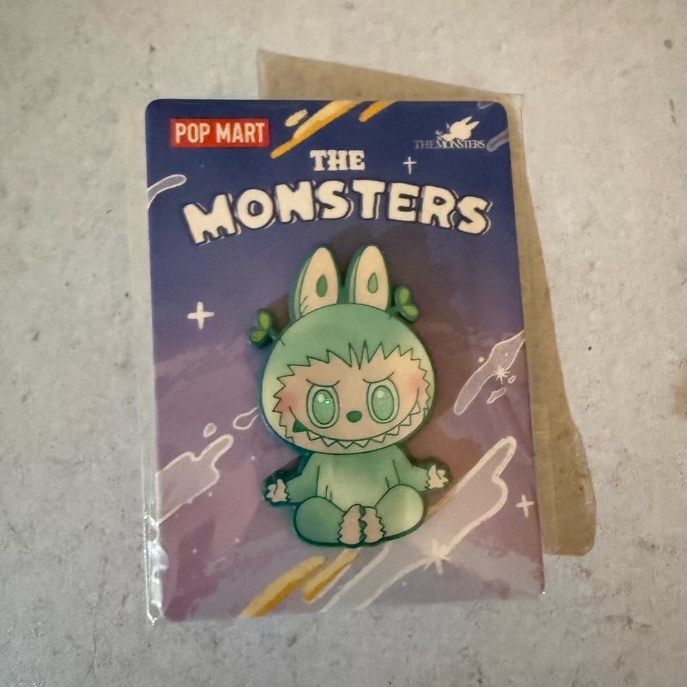 POP MART The Monsters bie serenity label  Enamel Pin